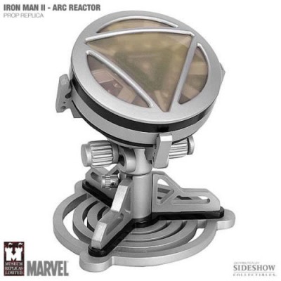 Tony Stark Silver Arc Reactor Movie Prop Replica Iron Man 2 Marvel Comics Merchandise Limited Edition Collectible   